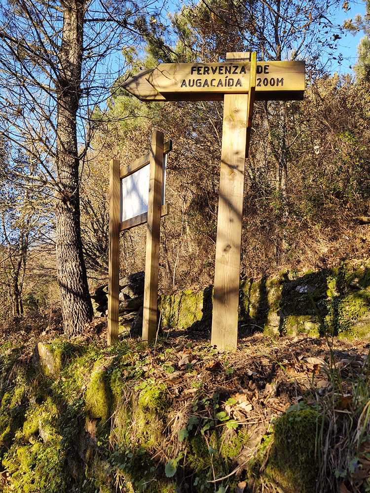 RIBEIRA SACRA PANTON CASCADA MARCE BIFURCACION